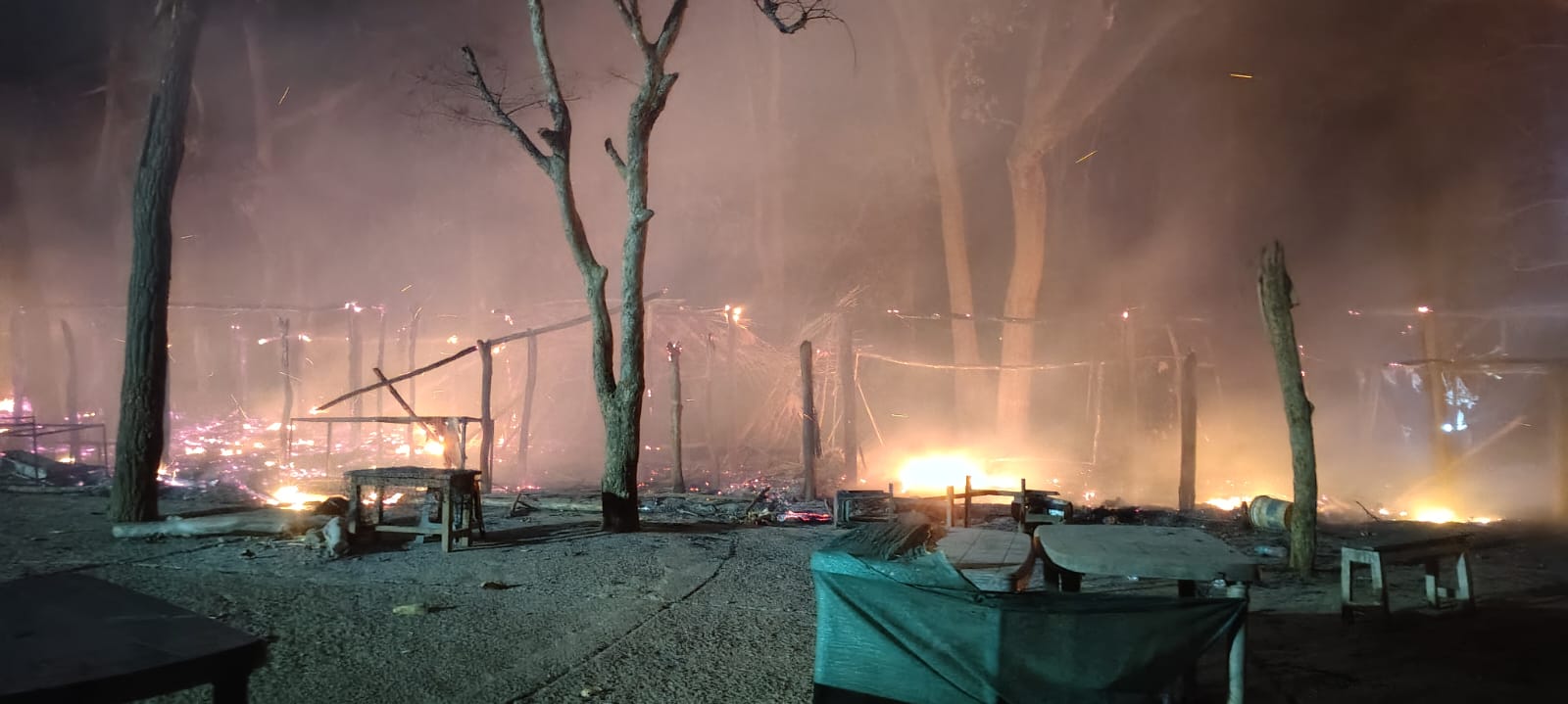 Mainpat Tiger Point fire